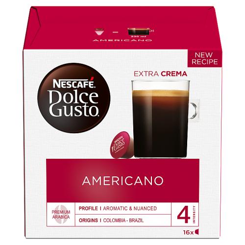 Nescafe Dolce Gusto Americano Coffee Pods x16 128g RRP £4.40 CLEARANCE XL £2.99 or 2 for £5