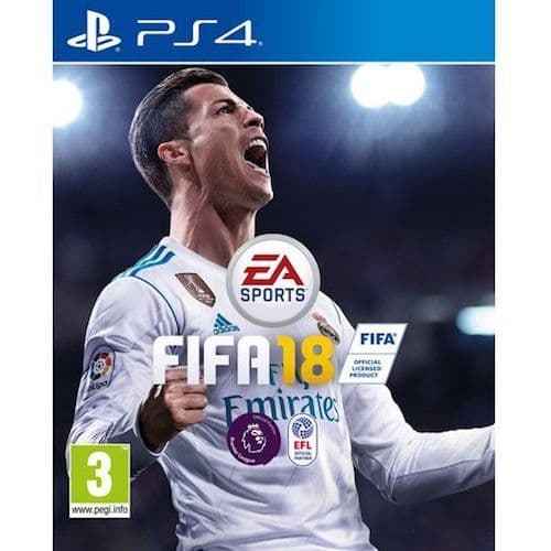 PS4 EA Sports Fifa 18 Rated 3 Pre-Loved RRP £7.99 CLEARANCE XL £3.99