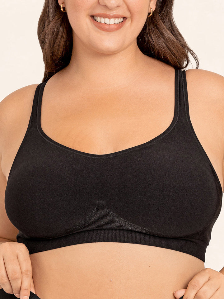 Truekind Enhanced Comfort Wireless Shaper Bra 3XL Black RRP 24.99 CLEARANCE XL 14.99