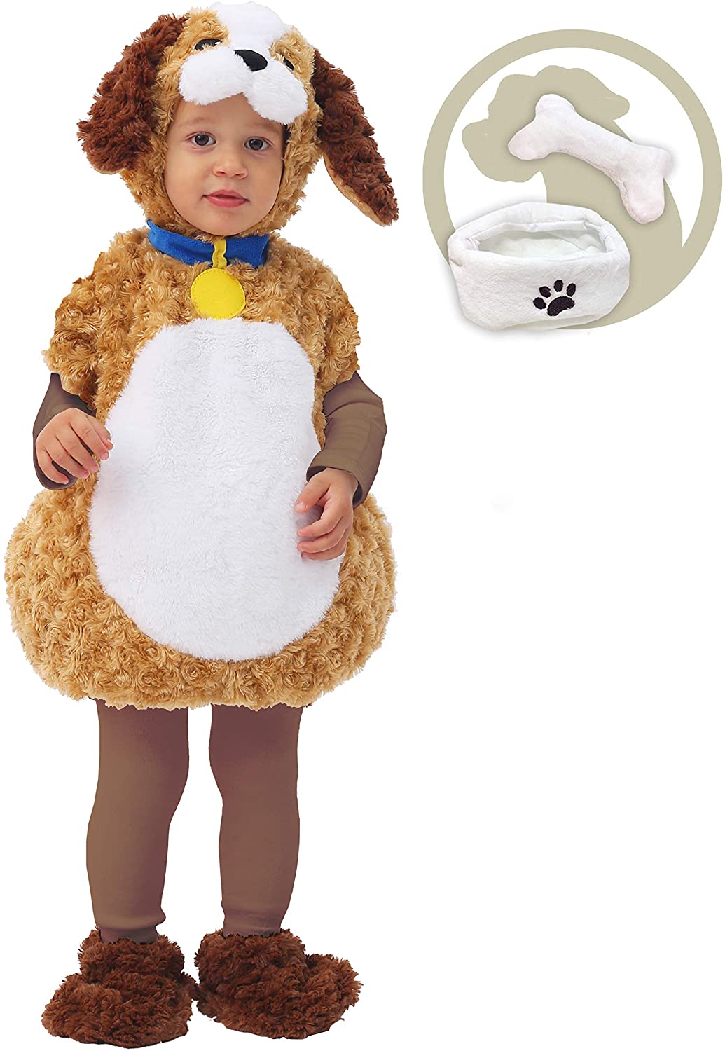 Spooktacular Creations Baby Puppy Costume (3T (86 -102 cm)) RRP £24.99 CLEARANCE XL £14.99