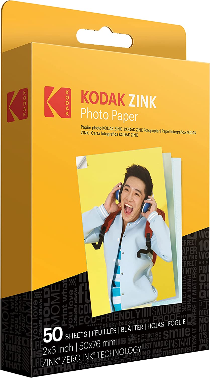 Kodak 2''x3'' Premium Zink Photo Paper (50 Sheets) RRP £24.99 CLEARANCE XL £19.99