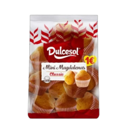 Dulcesol Mini Magdalenas Classic 128g (July 23) RRP £1 CLEARANCE XL 59p or 2 for £1