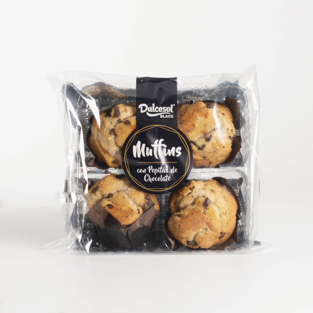Dulcesol Black Muffins Con Pepitas De Chocolate 300g (Dec 23) RRP 2.65 CLEARANCE XL 1.50
