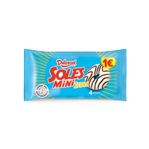 Dulcesol Soles Mini Zebra 4 Pack 80g (May 23) RRP 1 CLEARANCE XL 59p or 2 for 1
