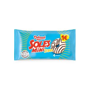 Dulcesol Soles Mini Zebra 4 Pack 80g (May - June 23) RRP 1 CLEARANCE XL 59p or 2 for 1