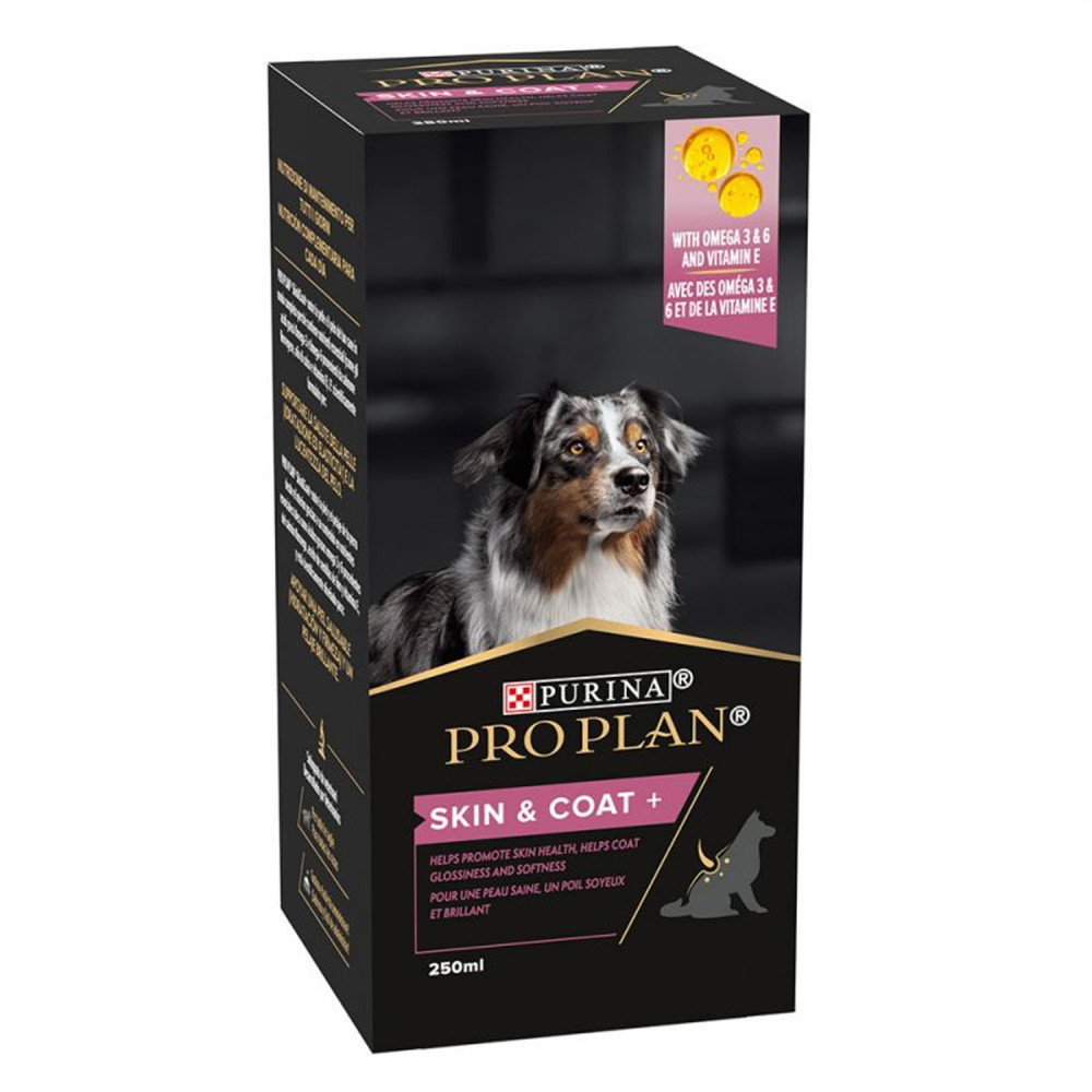 Purina Pro Plan Dog Adult And Senior Skin And Coat Supplement Oil 250ml RRP £16.49 CLEARANCE XL £14.99