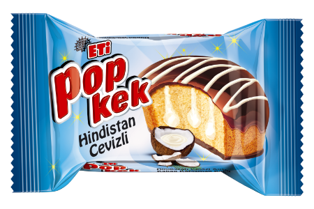 Eti Popkek Cake With Coconut 60g RRP 69p CLEARANCE XL 39p or 3 for 99p