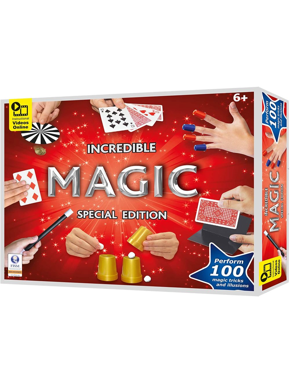 Magic Trick Set Incredible Magic Special Edition 100 Tricks RRP £14.99 CLEARANCE XL £10.99