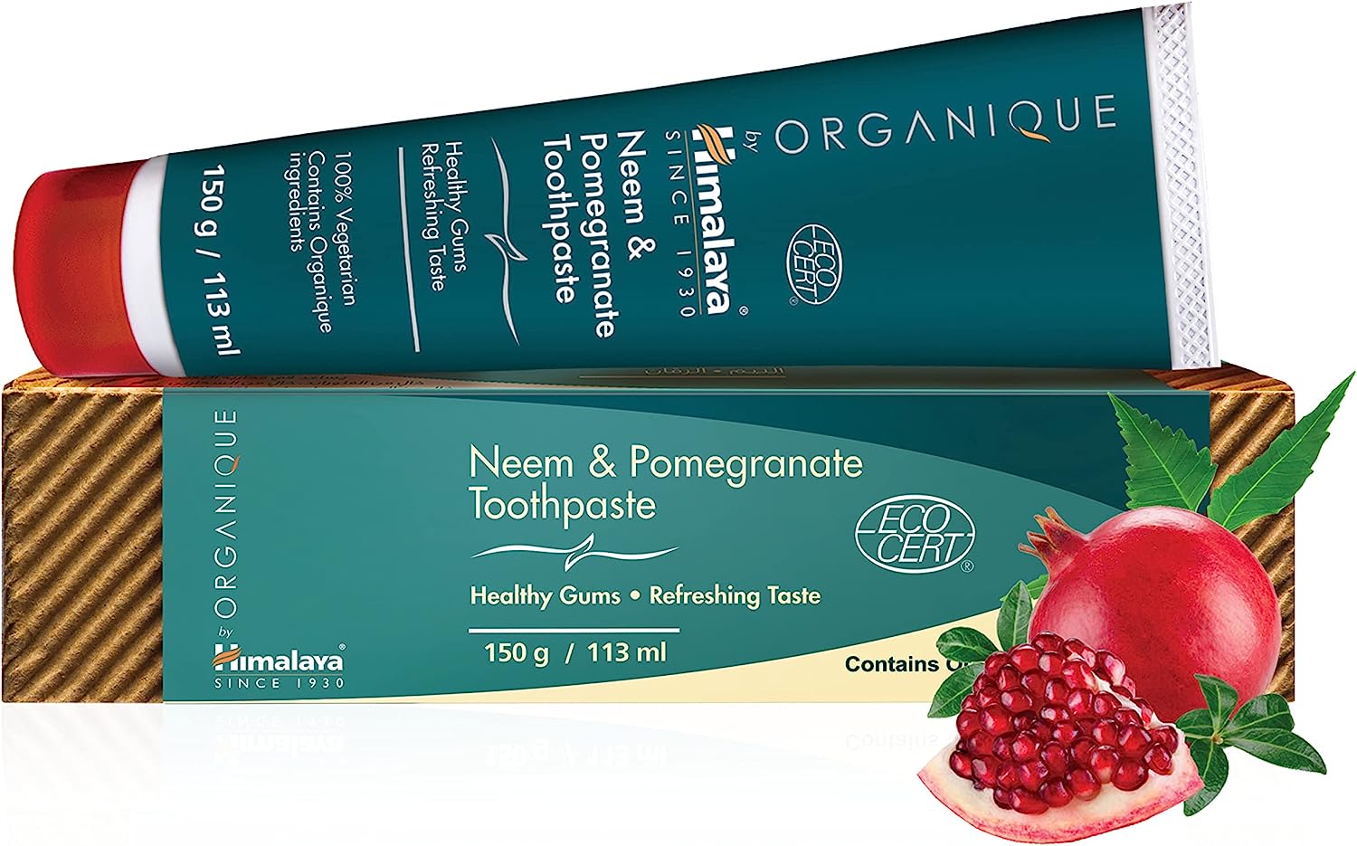 Himalaya Neem and Pomegranate Organic Toothpaste 150g RRP 9.99 CLEARANCE XL 7.99