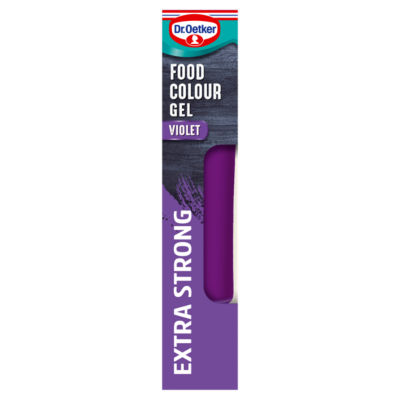 Dr. Oetker Food Colour Gel Violet 15g RRP 1.50 CLEARANCE XL 89 or 2 for 1.50