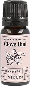 Nikura Clove Essential Oil for Toothache - 10ml RRP £4.95 CLEARANCE XL £3.99
