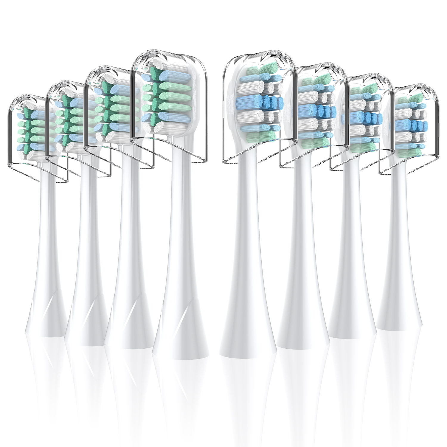 Tikola Phillips Electric Toothbrush Replacement Heads 8 Pack RRP £12.99 CLEARANCE XL £9.99
