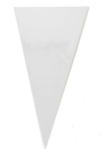 Deidentified 100 Pack Sweet Cone Cellophane Popcorn Bags RRP £3.99 CLEARANCE XL £2.99