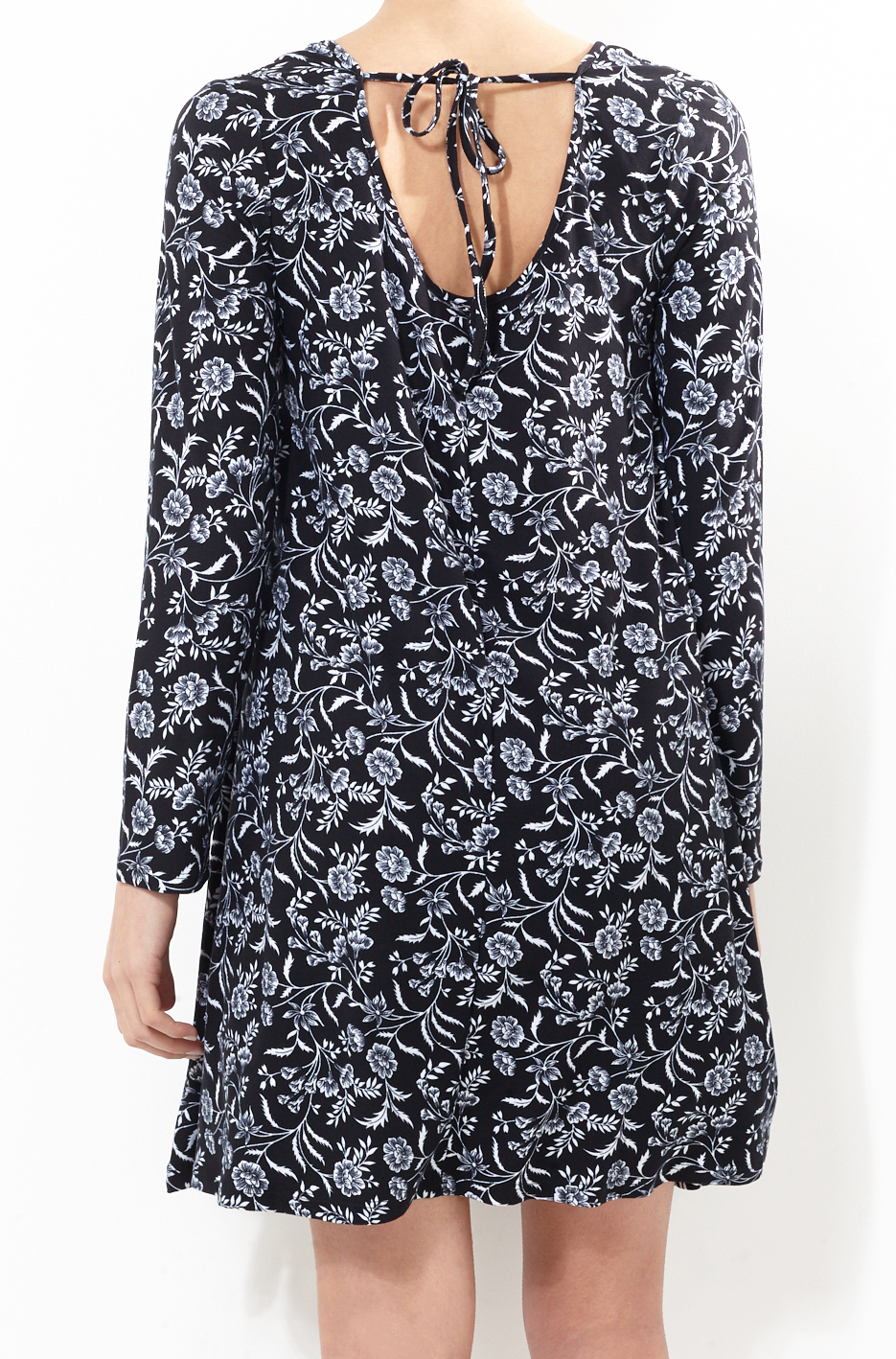 Brave Soul London Dark Paisley Print Low Tie Back Dress XS RRP £29.99 NOW £2.99 or 2 for £5, UK