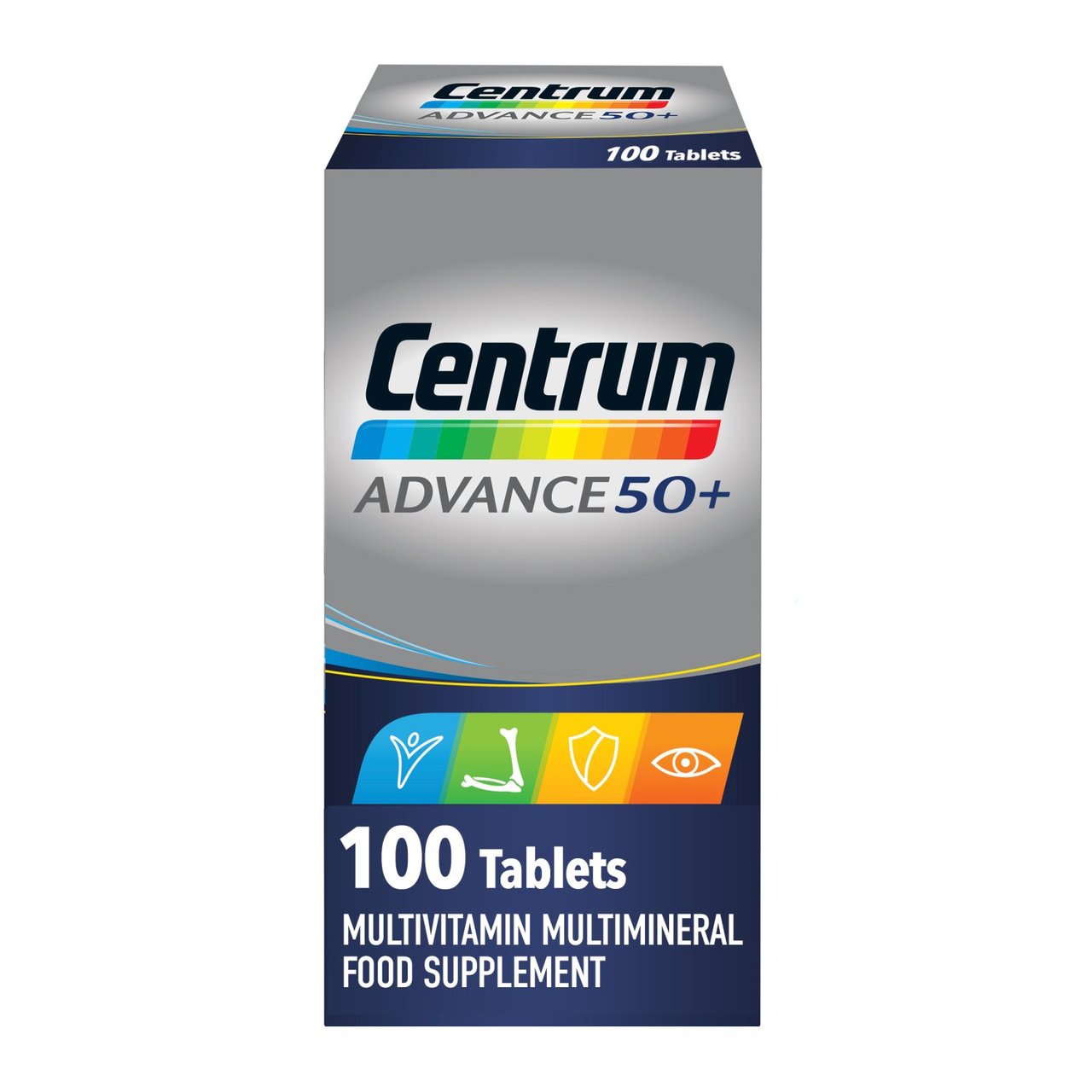 Centrum Advance 50+ Multivitamin Supplement Tablets 100 Pack RRP £12.50 CLEARANCE XL £9.99