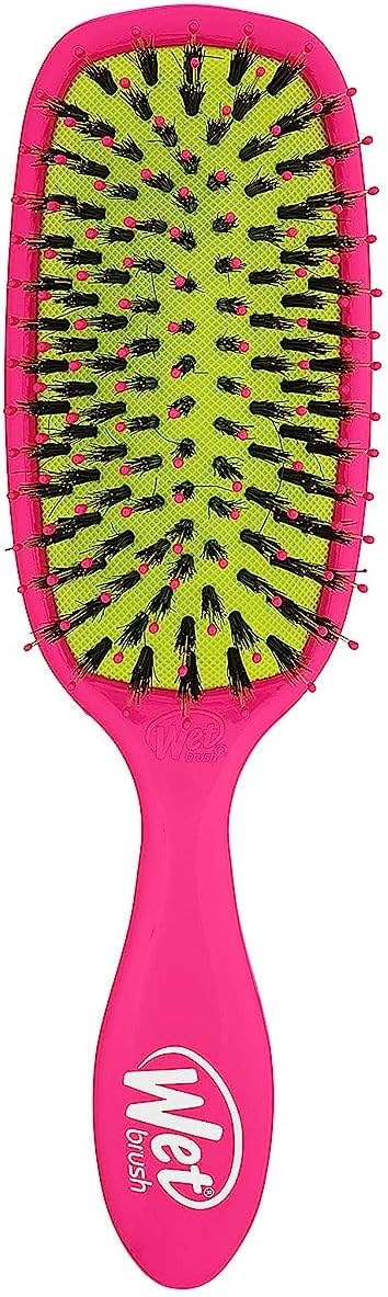 Wet Brush Shine Enhancer Pink Brush with Soft Bristles RRP £9.94 CLEARANCE XL £6.99