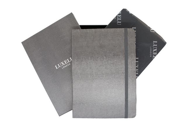 Luxelu London Premium A6 Notebook Graphite Grey RRP £7.95 CLEARANCE XL £4.99
