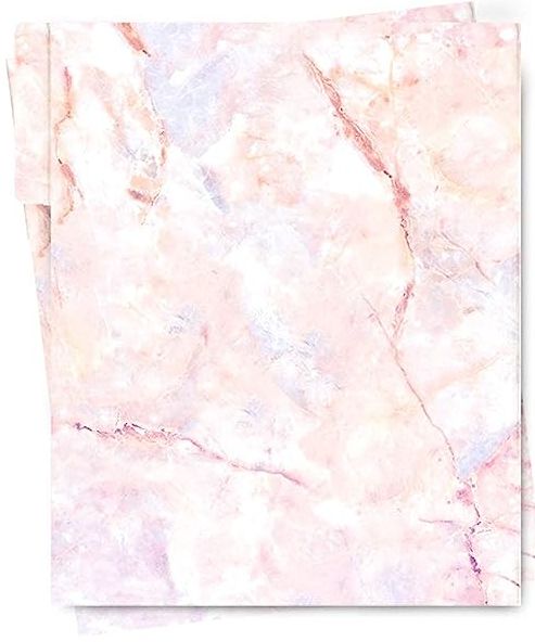 Anzon Mories Pink Marble Design Two-Pocket Folder 30.5 x 24.1cm RRP £1.69 CLEARANCE XL 99p