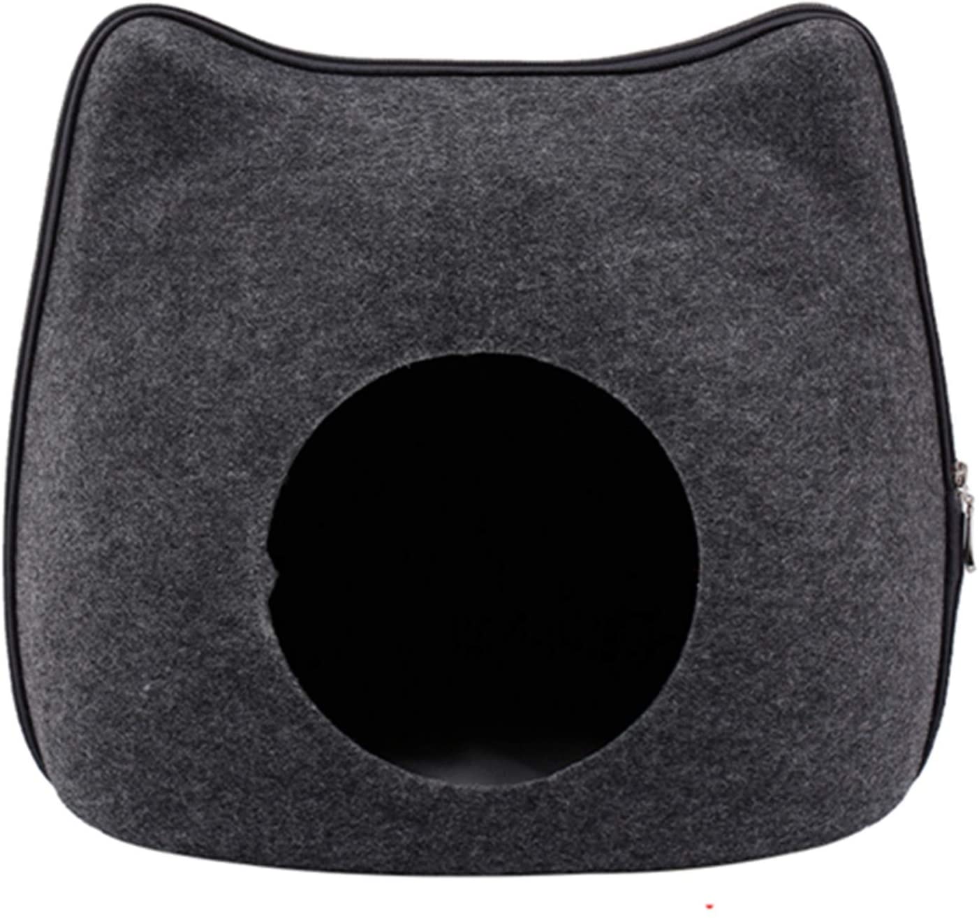Deidentified Cat Cave Pet Bed Dark Grey H25088GY RRP £29.99 CLEARANCE XL £19.99