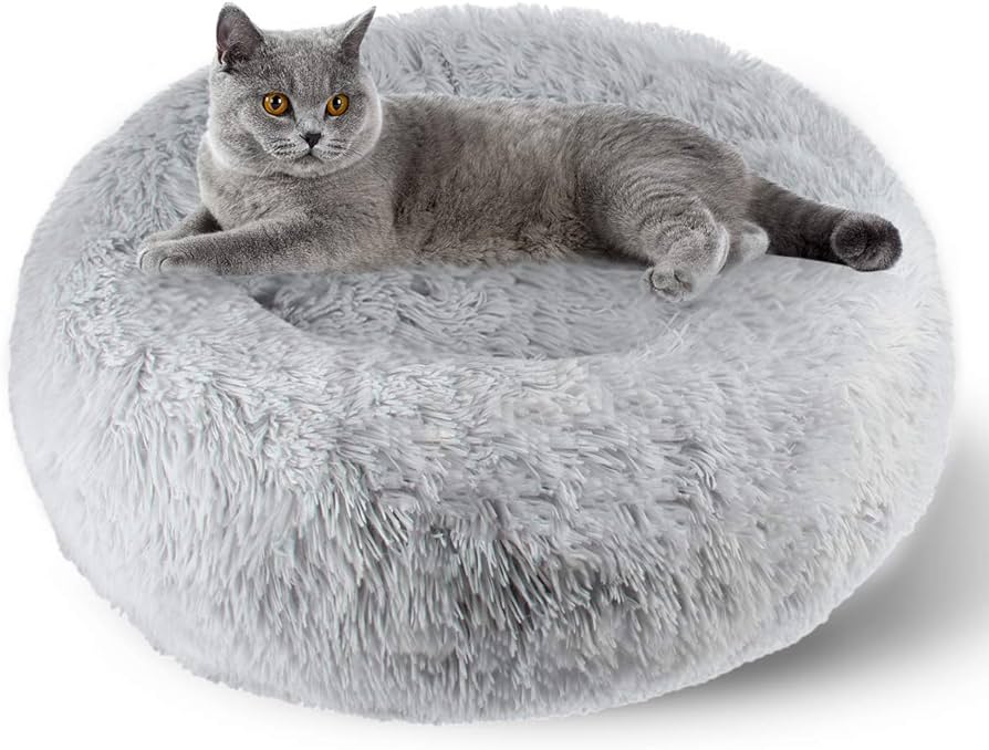 Etaccu Pet Bed Light Grey 70x70x20cm RRP 15.99 CLEARANCE XL 11.99