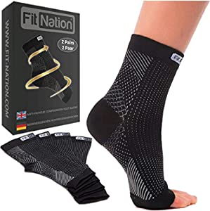 Fit Nation Plantar Fasciitis Support Socks 2 Pairs Size Small/Medium RRP £12.99 CLEARANCE XL £9.99