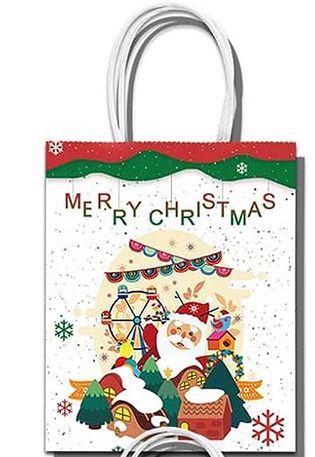 Christmas Gift Bag with Handles Santa Design RRP 69p CLEARANCE XL 50p