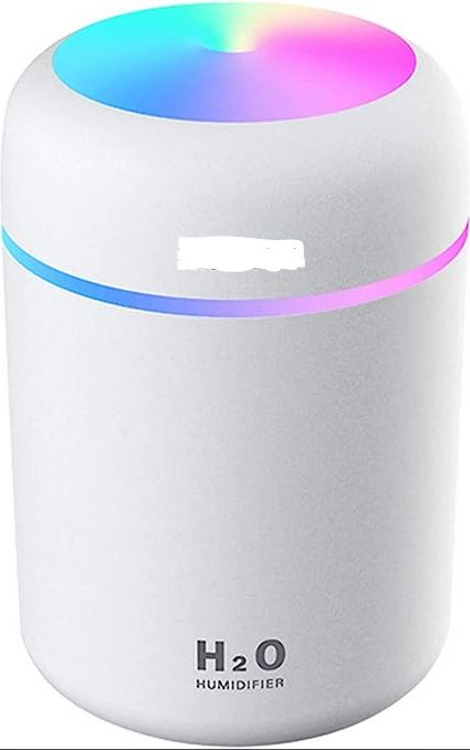 Deidentified Portable Mini Humidifiers for Bedroom Colorful Cycling Light RRP £12.99 CLEARANCE XL £9.99