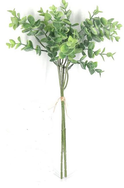 Lizzbeoal 12Pcs Artificial Eucalyptus Stems Leaves RRP 9.99 CLEARANCE XL 3.99