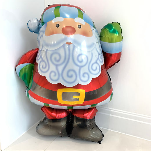 Big Eye Owl Large Santa Balloon RRP 4.99 CLEARANCE XL 3.99