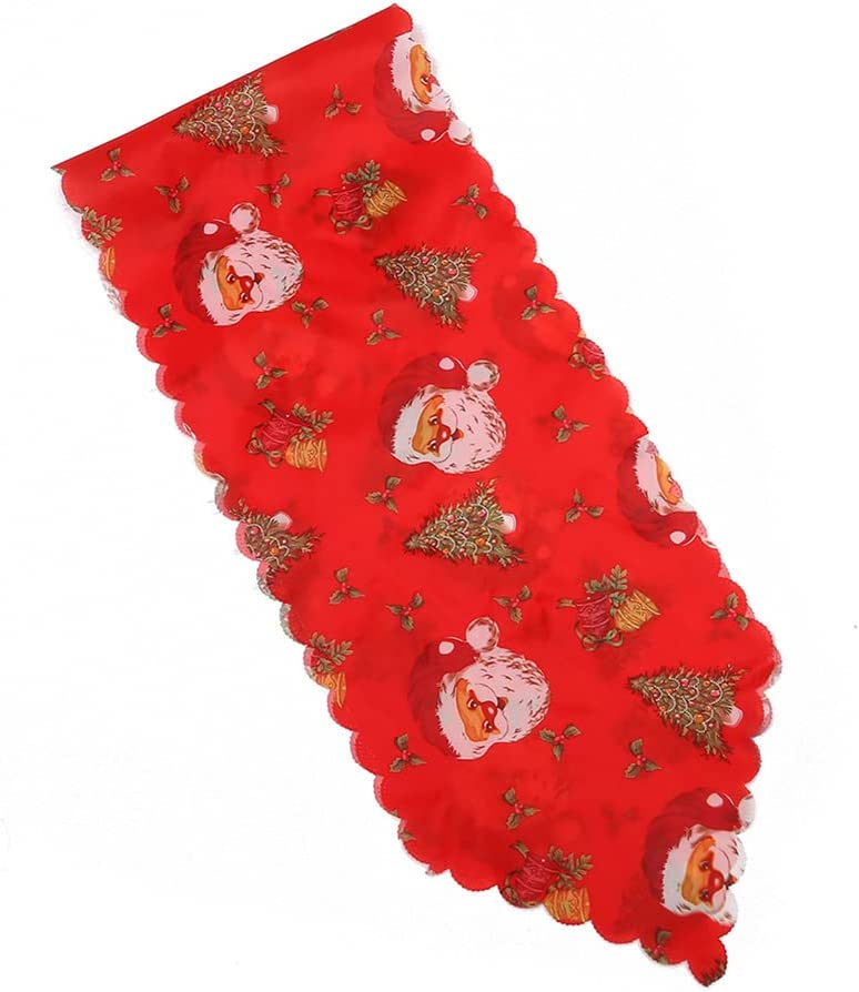 URFEDA Christmas Table Runner Mat Decoration 36x180cm RRP £9.99 CLEARANCE XL £4.99