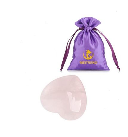 Meitrend Chakra Healing Crystal Natural Pink Heart Stone RRP £2.99 CLEARANCE XL £1.99