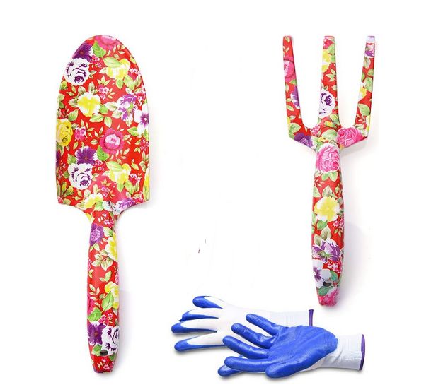 WOLFWILL Garden Tool Set,Floral Garden Tool Set RRP 14.99 CLEARANCE XL 9.99