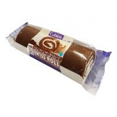 Cabico Chocolate Sponge Swiss Roll 300g (Jan - Sep 23) RRP £1.49 CLEARANCE XL 89p or 2 for £1.50