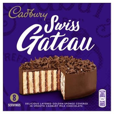 Cadbury Swiss Gateau 340g 6 Servings (Feb - Aug 23) RRP £3.50 CLEARANCE XL £1.99