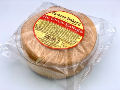 Cottage Bakery Victoria Sponge 375g (Jan - Aug 23) RRP 1.99 CLEARANCE XL 99p