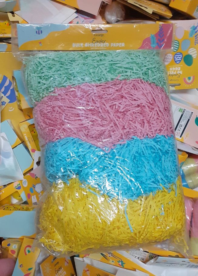 George Easter Bulk Shredded Paper 4 Colours RRP £4 CLEARANCE XL £1.99