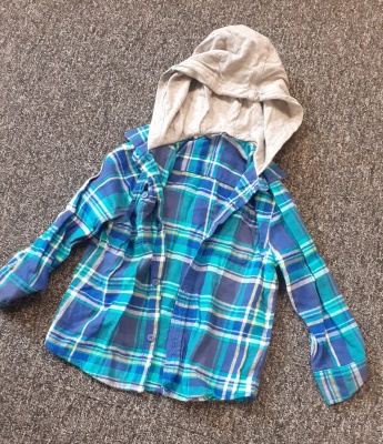 PRELOVED George Multicolour Checkered Button Up Jacket 2-3Yrs (92-98cm) RRP £9.99 CLEARANCEXL £3.49