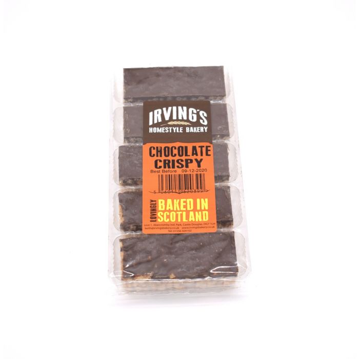 Irving's Home-style Bakery 5 Chocolate Crispy Slices (June 23) RRP £2.39 CLEARANCE XL 89p or 2 for £1.50
