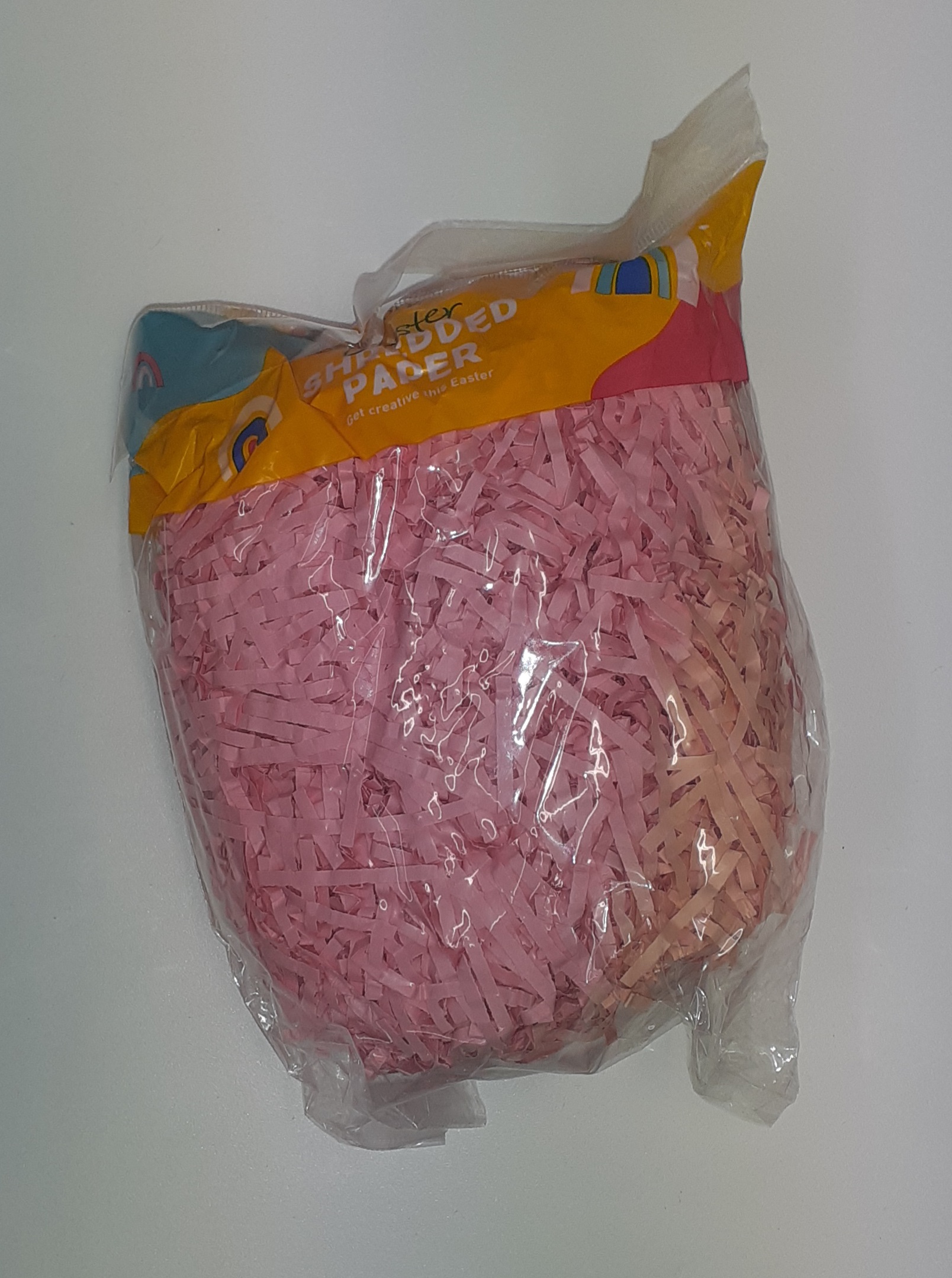 George Easter Pink Shredded Paper RRP £1 CLEARANCE XL 59p or 2 for £1