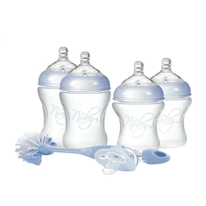 Nuby Natural Touch Starter Set RRP £15 CLEARANCE XL £8.99