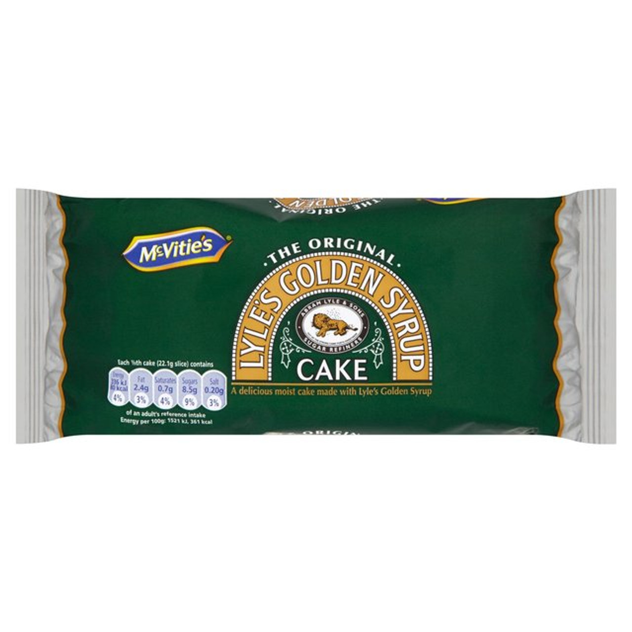 McVities Original Lyles Golden Syrup Cake (July - Aug 23) RRP £1.25 CLEARANCE XL 89p or 2 for £1.50