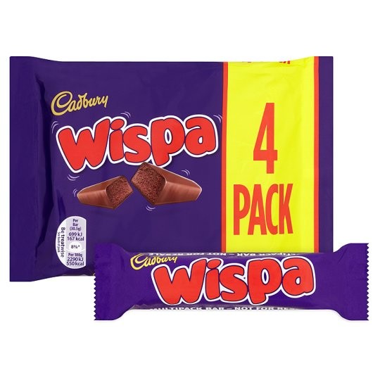Cadbury Wispa Treatsize Pouch 308g RRP 4.99 CLEARANCE XL 2.50
